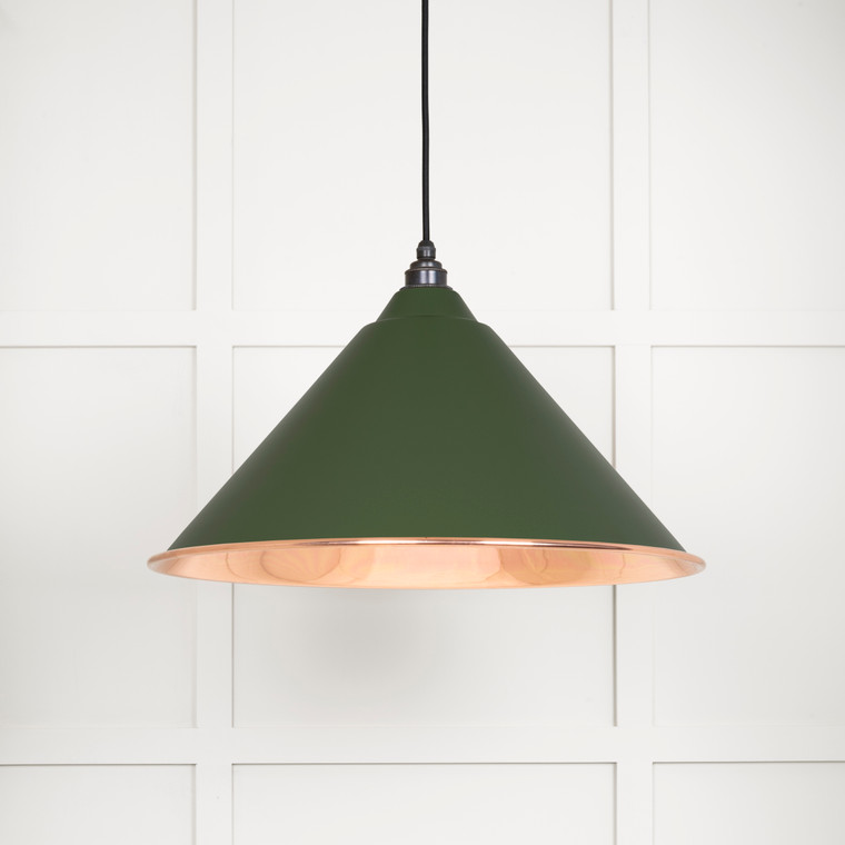 Smooth Copper Hockley Pendant in Heath