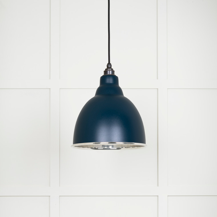 Smooth Nickel Brindley Pendant in Dusk