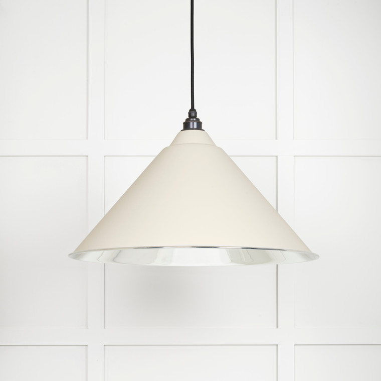 Smooth Nickel Hockley Pendant in Teasel