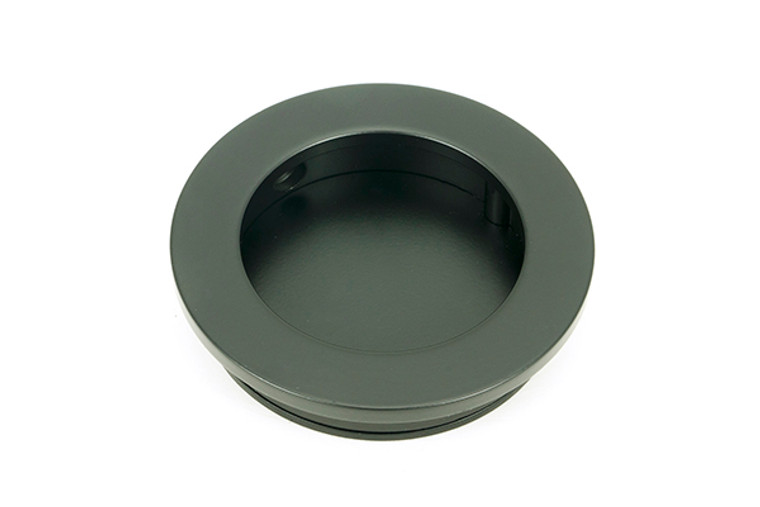 Matt Black 60mm Plain Round Pull