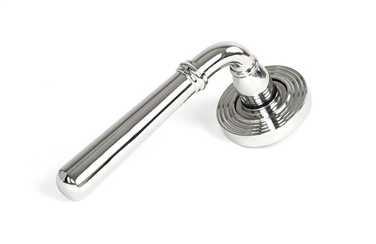 Polished Marine SS (316) Newbury Lever on Rose Set (Beehive)