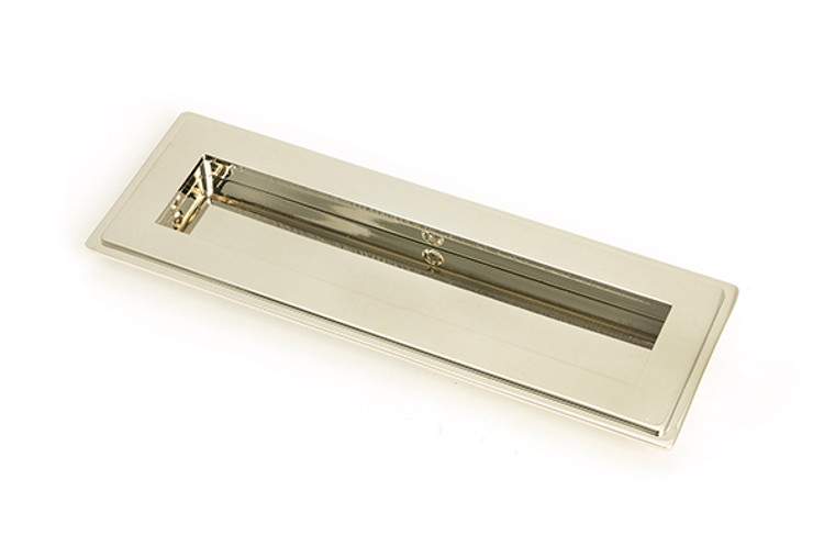 Polished Nickel 175mm Art Deco Rectangular Pull