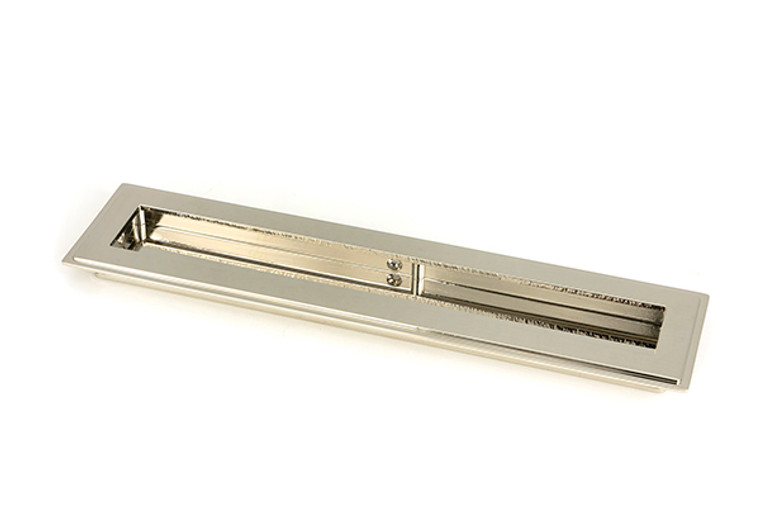 Polished Nickel 250mm Art Deco Rectangular Pull