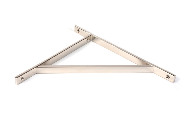 Polished Nickel Chalfont Shelf Bracket (314mm x 250mm)