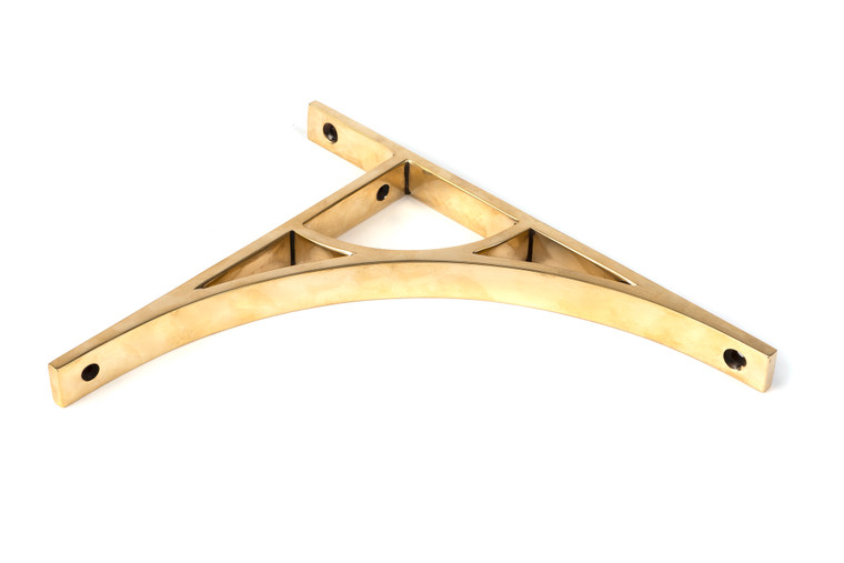 Aged Brass Tyne Shelf Bracket (260mm x 200mm)