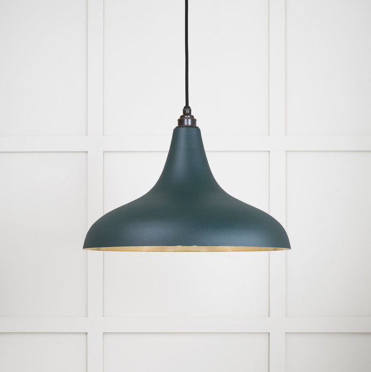 Smooth Brass Frankley Pendant in Dingle