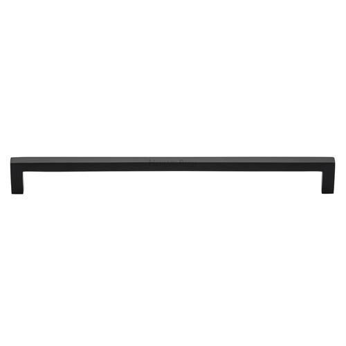 Square Pull Handle 256mm centres Matt Black