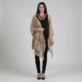 Crocheted Square Shawl