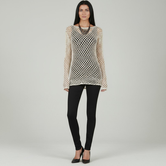 Fish Net Crochet Top