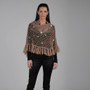 Crocheted Mesh Poncho
