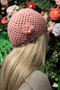 Crocheted Hat with Flower detail