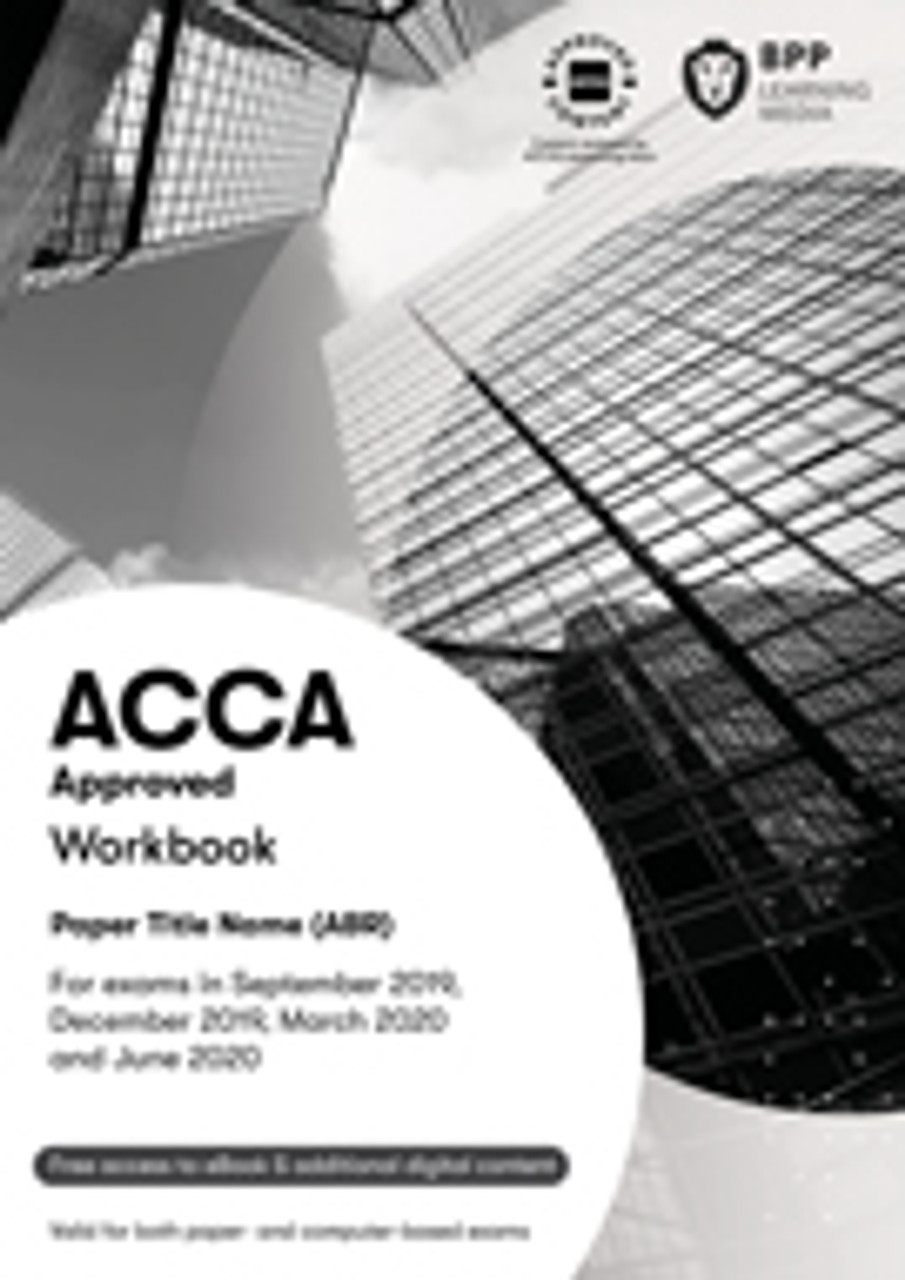 BPP ACCA SBL Strategic Business Leader Workbook 2023 2024