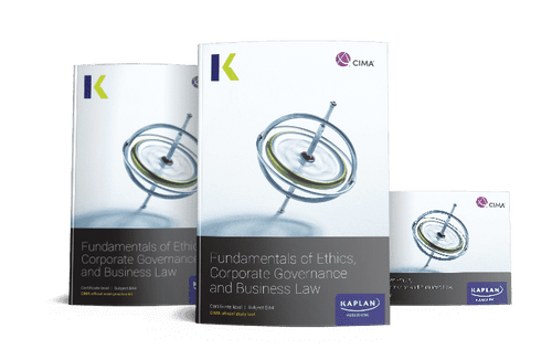 Kaplan CIMA (BA4) Fundamentals of Ethics, Corporate Governance and Business Law Essential Packs