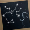 'if It's any constellation...' - (Sagittarius) - original painting on paper  2/2