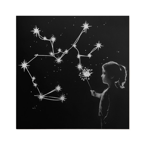 'if It's any constellation...' - (Sagittarius) - original painting on paper  2/2