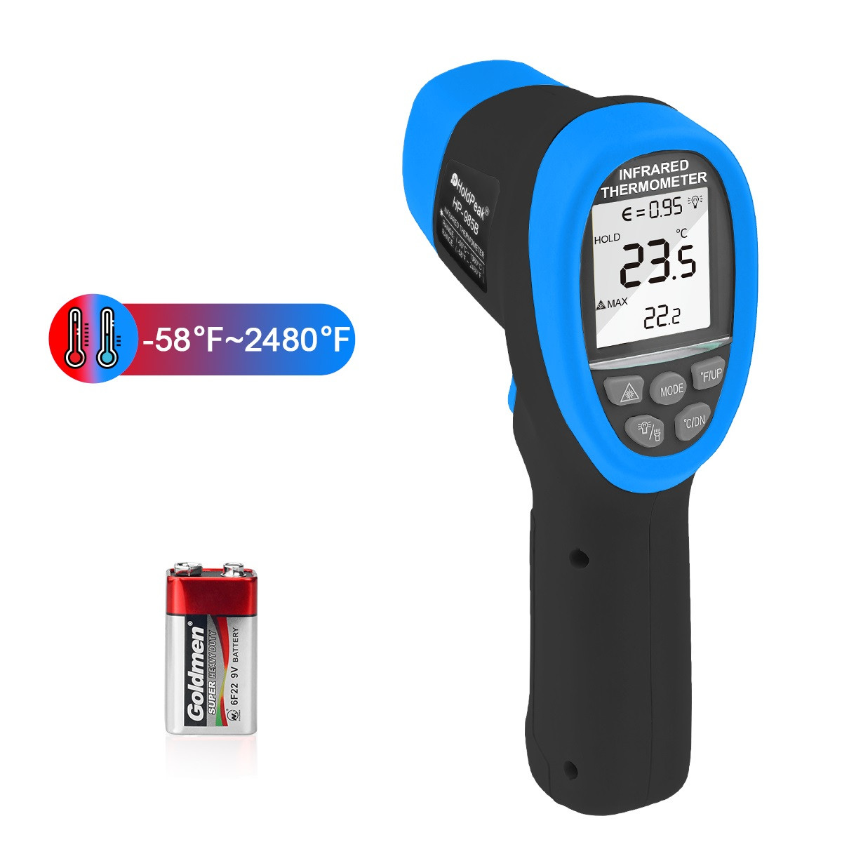 HP-985B Digital Infrared Thermometer Dual Laser Thermometer (HP-985B)