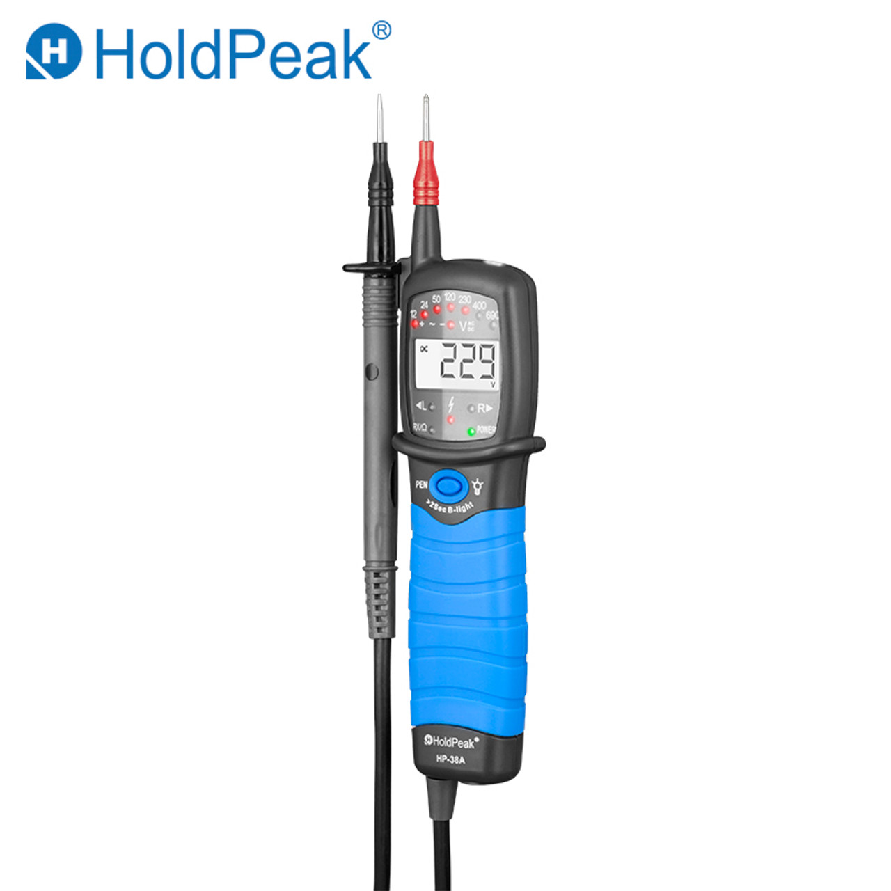HP-38A Tester Pen,Digital LCD display AC/DC Voltage Tester (HP-38A)