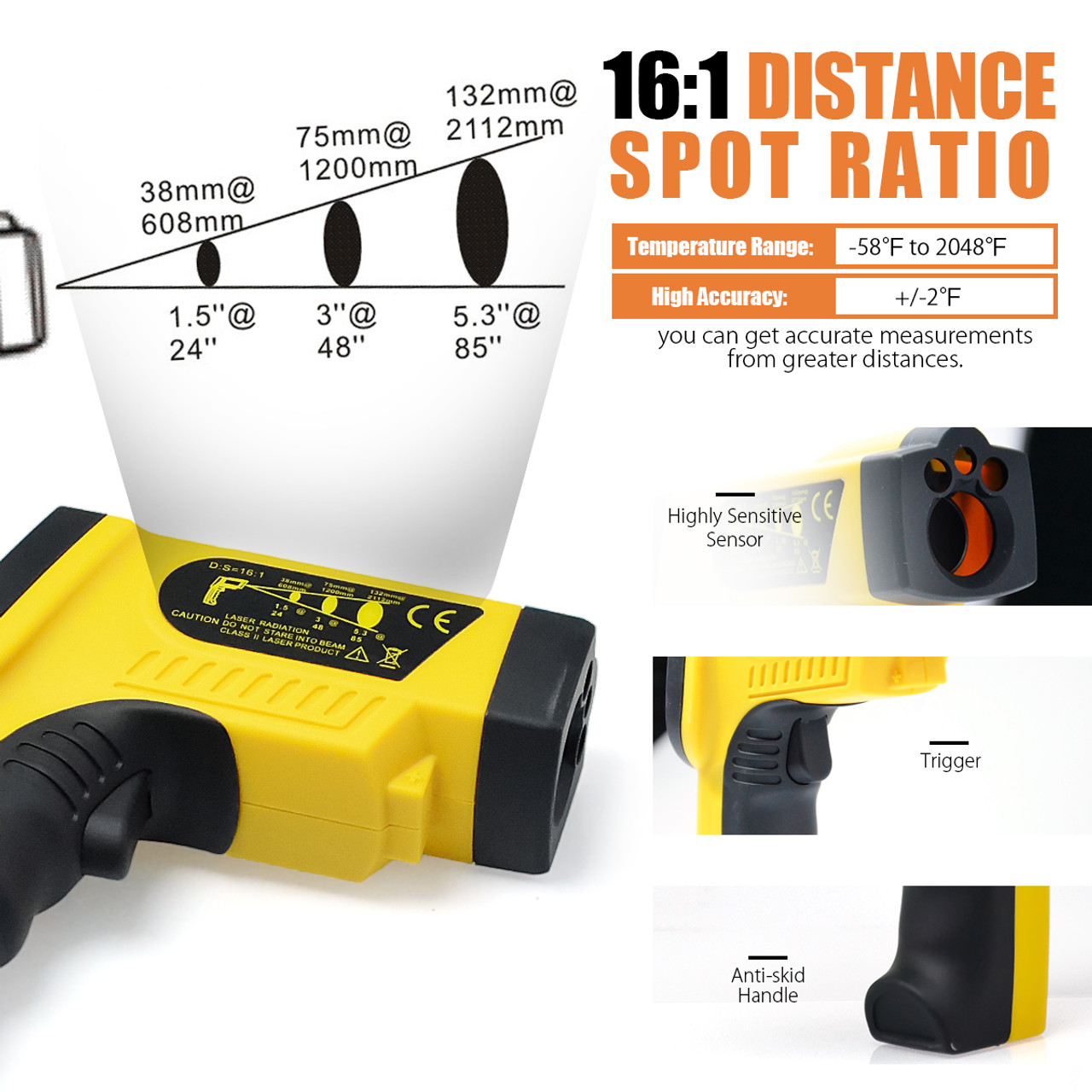 HP-1120 Digital Infrared Thermometer