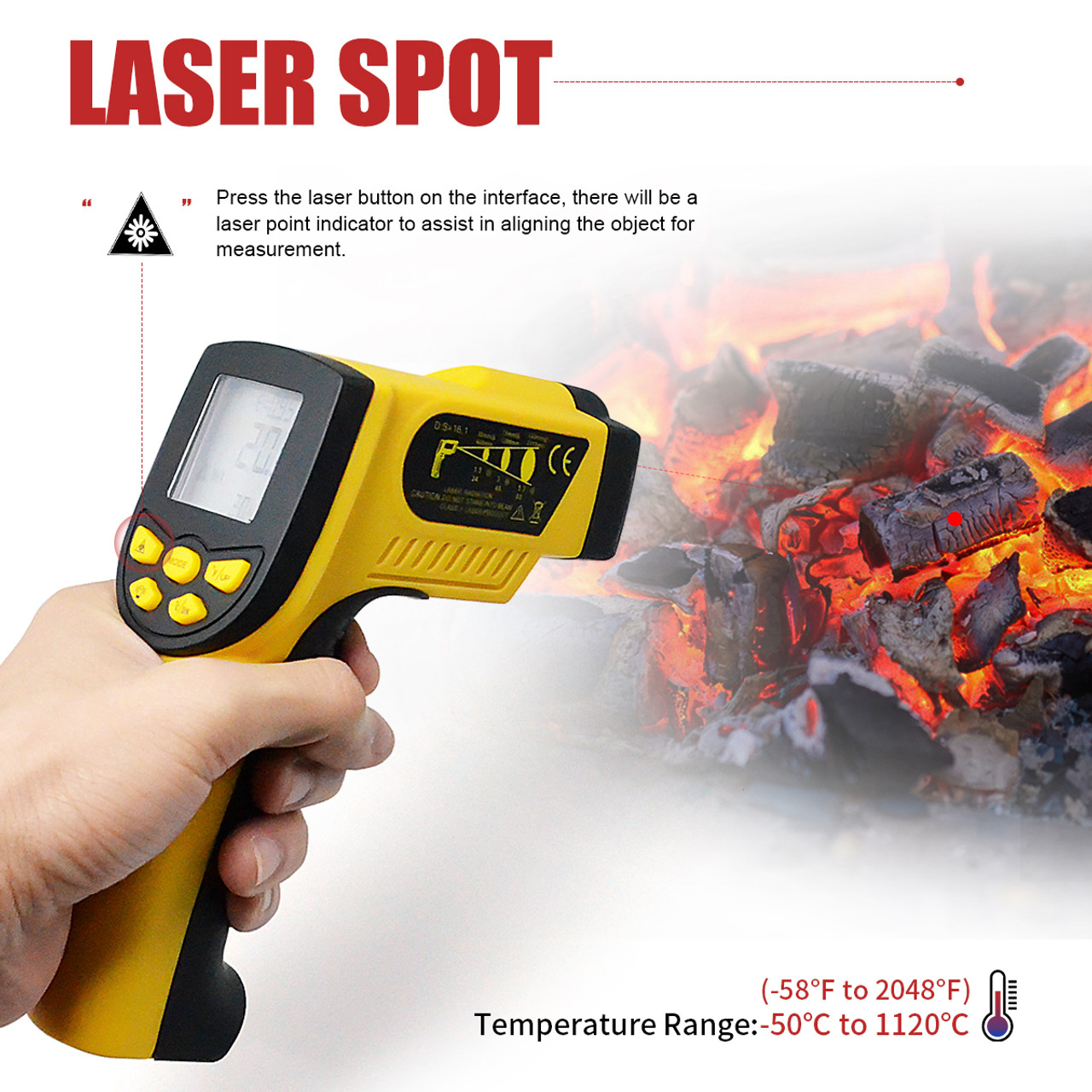 HP-1120 Digital Infrared Thermometer (HP-1120)