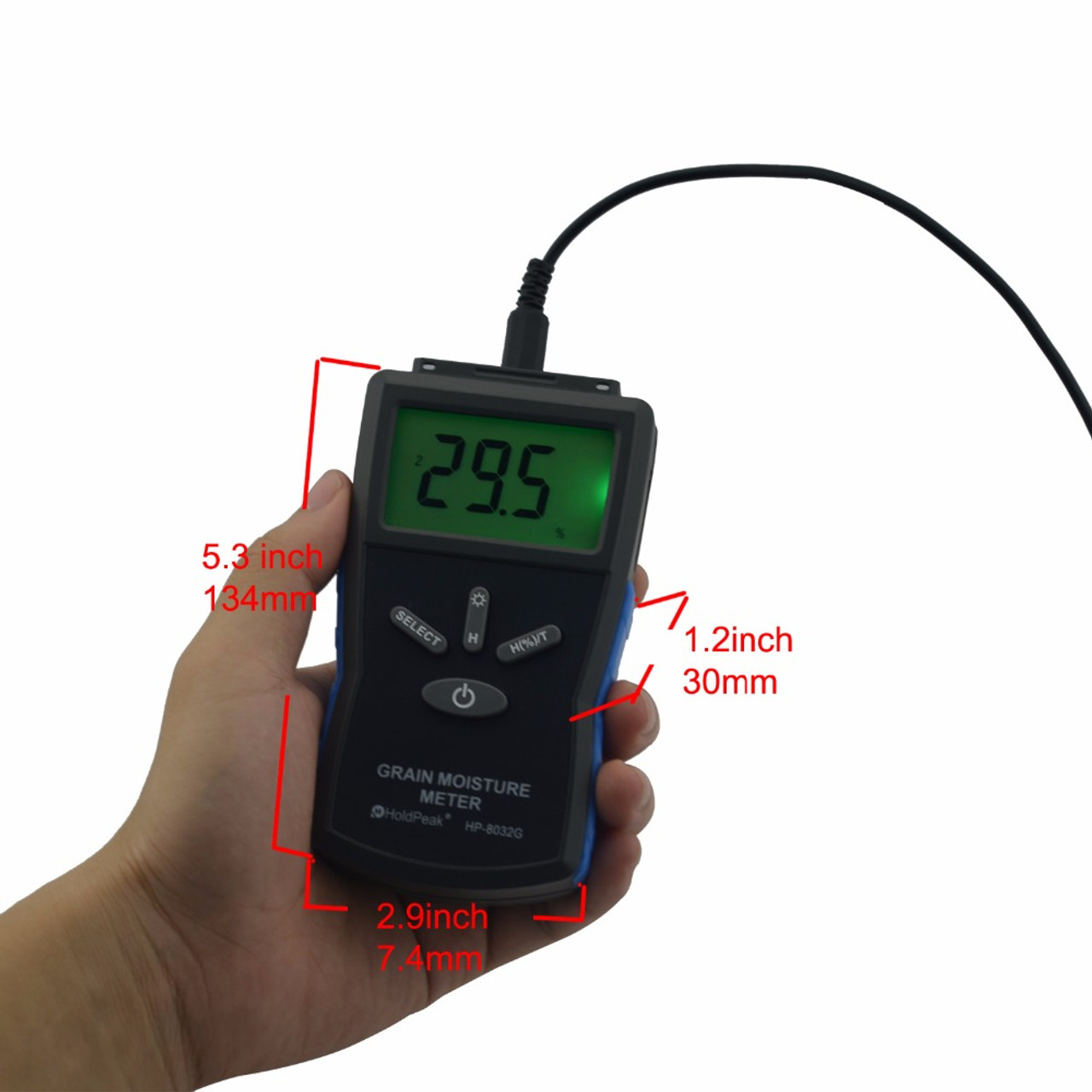  Zhongdawei Analog Hygrometer Cigar Moisture Meter