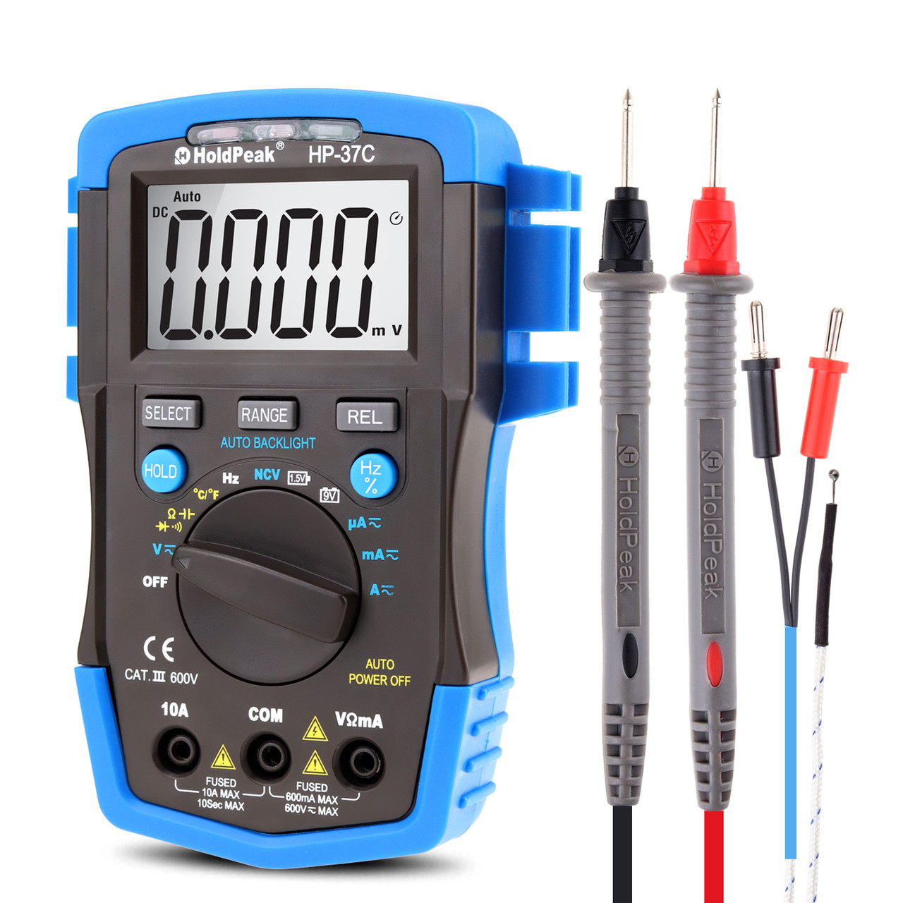 HP-37C Digital Multimeter 6000 Counts ESR Tester