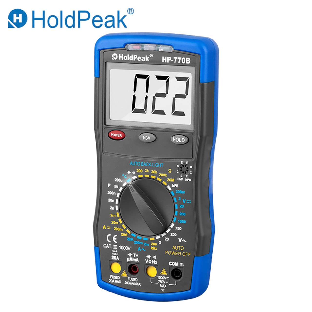 HP-770B Multimeter with Feature and Frequency/Dide/hFE Test
