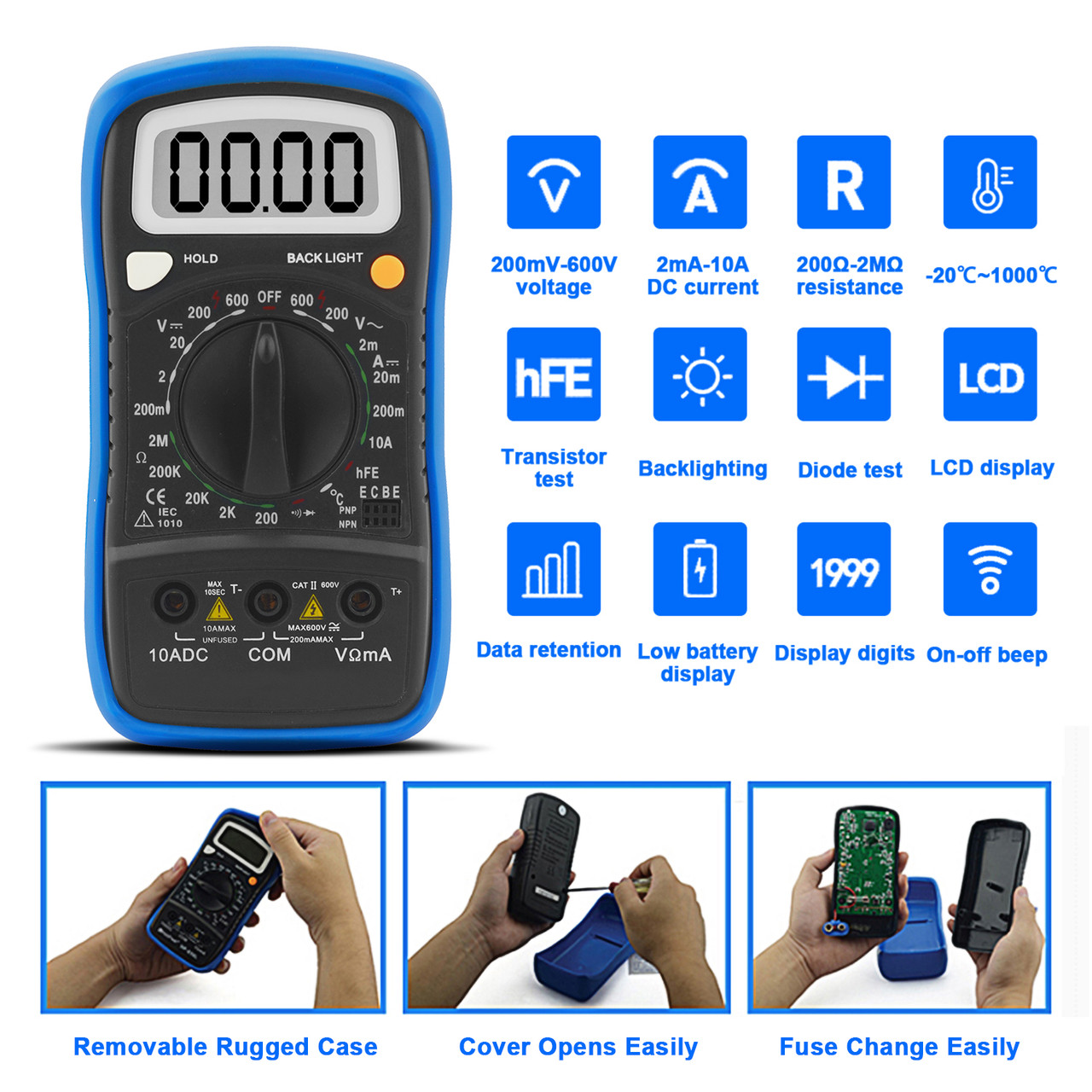 HoldPeak HP-838L Test Equipment Digital Multimeter