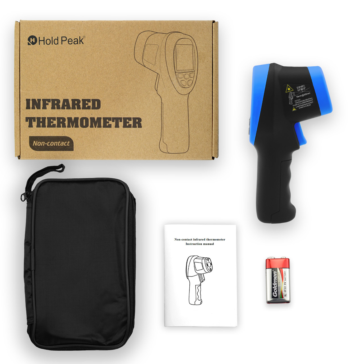 HoldPeak HP-980D-APP Infrared Thermometer High IR Laser With Bluetooth APP