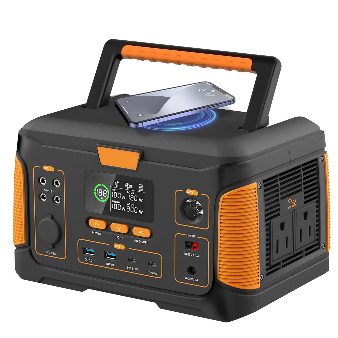 HoldPeak HP-J1000-US Portable Power Station, 1000W for Outdoor Camping