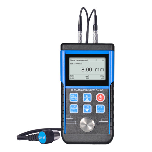 HP-130D Ultrasonic Thickness Gauge High precision 1.0–350mm range 0.01mm resolution 100-group data storage