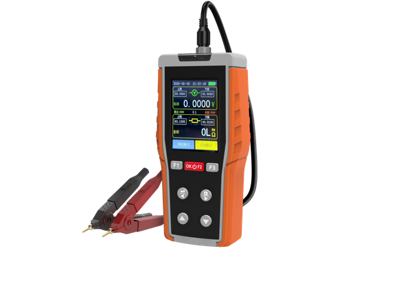 HP-9000S High-Precision Battery Internal Resistance Tester Handheld Dual Measurement of Internal Resistance and Voltage True Four-Wire System Sorting Mode Data Export Lithium Battery Testing 200Ω/100V Range
