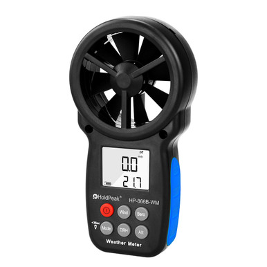 HP-866B-WM Anemometer,6 in 1 Wind Speed Meter with Tripod Holder