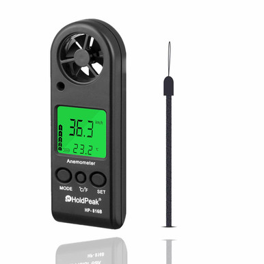 HP-816B Handheld Anemometer with Wind Speed Range 0.3 -30m/s