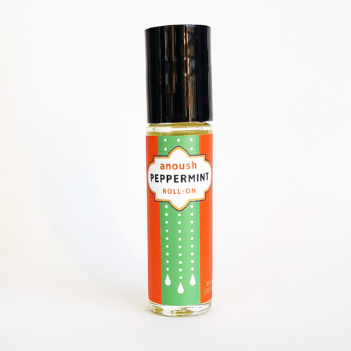 Peppermint essential oil roll-on