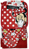 Disney Oven Mitt Pot Holder & Dish Towel 3 pc Kitchen Set (Minnie Mouse Red)