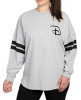 Disney Mickey Mouse Long Sleeve Jersey for Women - Gray