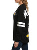 Disney Women's Mickey Mouse Long Sleeve Jersey, Black