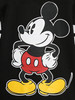 Disney Women's Mickey Mouse Long Sleeve Jersey, Black
