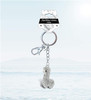 Llama Keychain - Silver 3D Sparkling Charm Rhinestones Fashionable Stylish Metal Alloy Durable Key Ring Bling Crystal Jewelry Accessory With Clasp