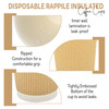 Ripple Wall 16 oz Paper Cups - Durable, Heat Resistant, and Ideal for Hot Drinks