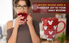 Disney Mickey Mouse All Over print Collectible Bullet Mug RED- 16OZ