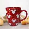 Disney Mickey Mouse All Over print Collectible Bullet Mug RED- 16OZ