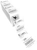 7STAR 4" x 6" Fanfold Direct Thermal Shipping Labels – 4000 Count
