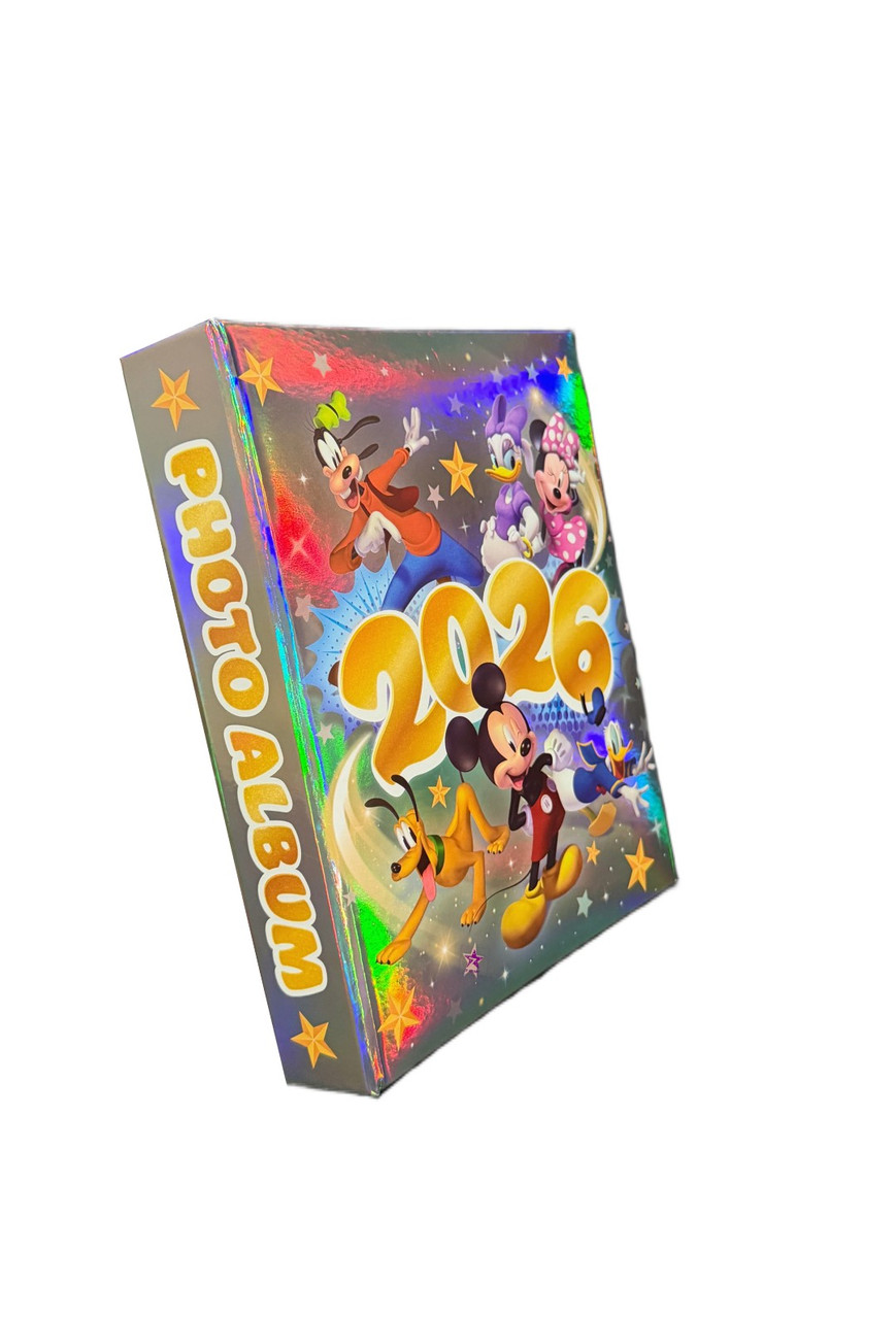 Disney Photo Album 2026 Mickey Mouse & Friends – Holds 100 Photos 4x6