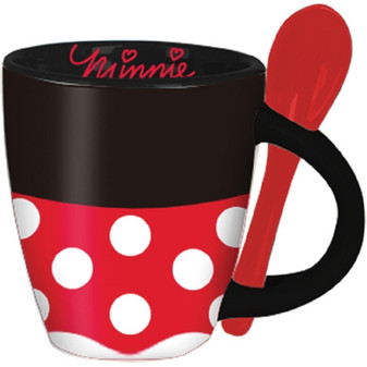 Disney Minnie Signature Dress Espresso Cup with Spoon Disney Minnie Signature Dress Espresso Cup with Spoon