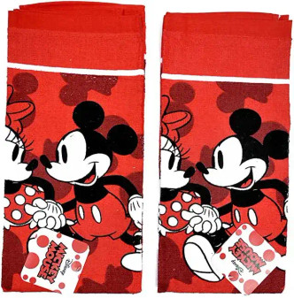 Disney Mickey Minnie Red Kitchen Cloth Set  - Dish Towel 2 Piece Disney Mickey Minnie Red Kitchen Cloth Set  - Dish Towel 2 Piece