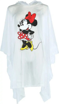 Disney Classic Minnie Mouse Rain Poncho,  Adult Disney Classic Minnie Mouse Rain Poncho,  Adult