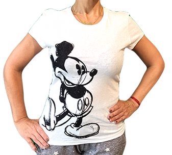 Disney Mickey Mouse Women's T Shirt - Junior Women – Classic & Stylish Disney Mickey Mouse Women's T Shirt - Junior Women – Classic & Stylish