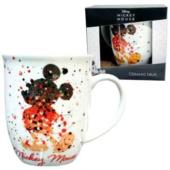 Disney Mickey Mouse 16 fl oz Coffee Mug – Colorful Paint Splatter Design Disney Mickey Mouse 16 fl oz Coffee Mug – Colorful Paint Splatter Design
