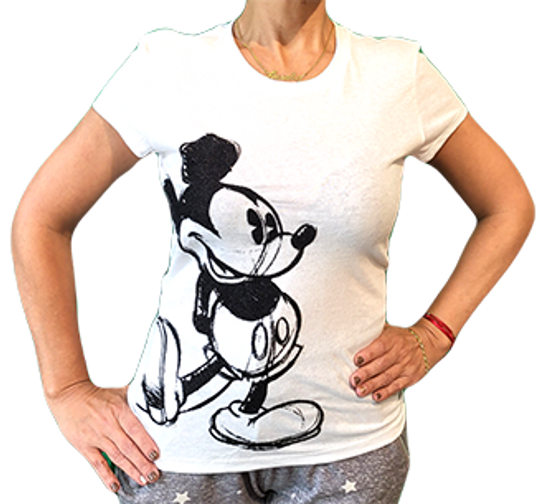 Disney Mickey Mouse Women's T Shirt - Junior Women – Classic & Stylish Disney Mickey Mouse Women's T Shirt - Junior Women – Classic & Stylish
